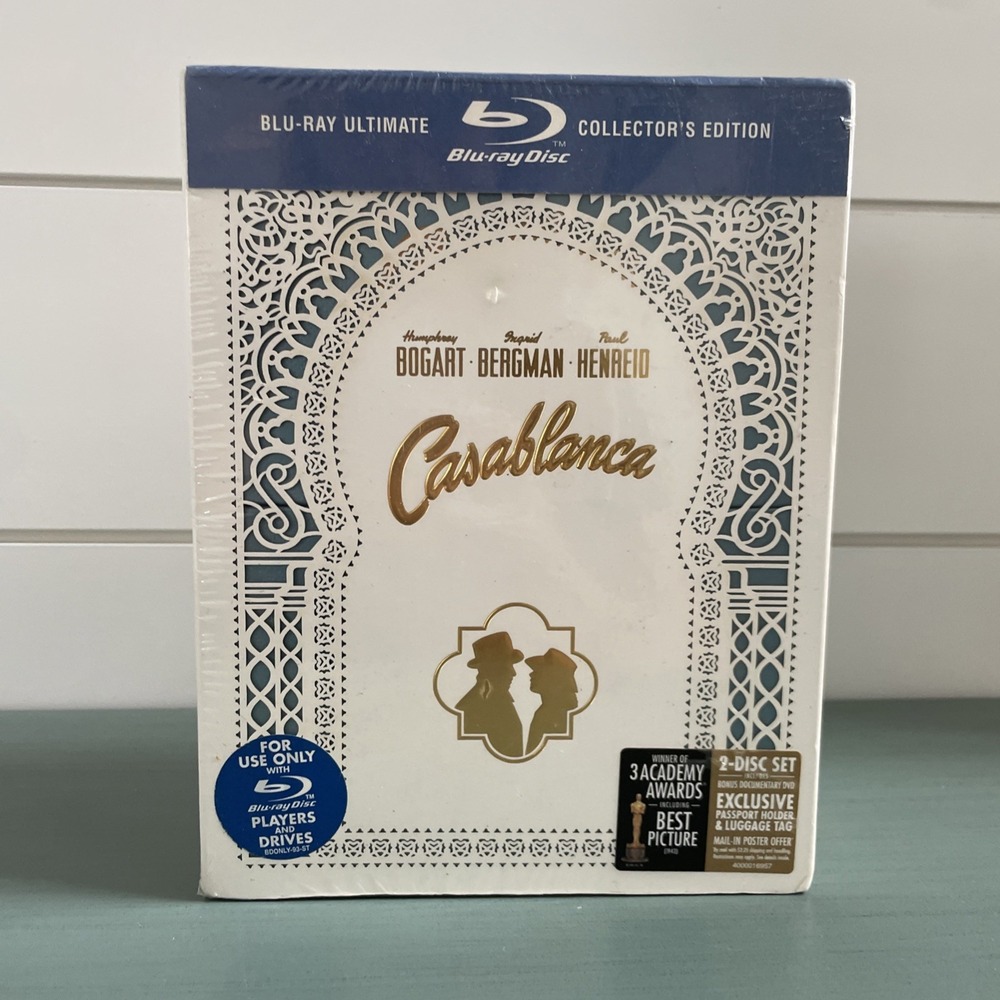 Casablanca Blu-ray Ultimate Collector's Edition 2-Disc Set 2008 Drama Film